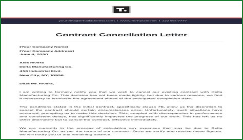 Can you cancel a window contract?
