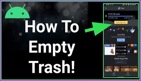 How do I empty email trash on Android?