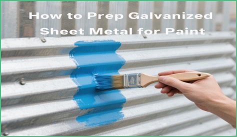 How do you prep metal for latex paint?